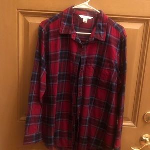 XL red flannel